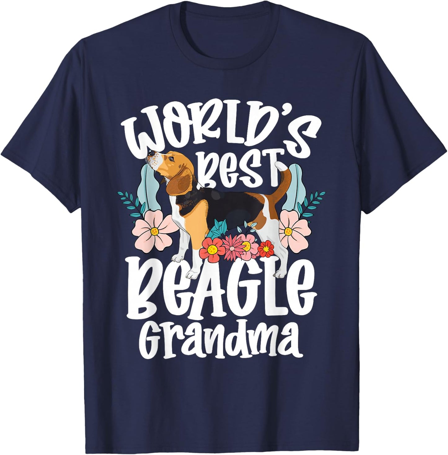 World's best beagle grandma T-Shirt - T-Shirt | Navy