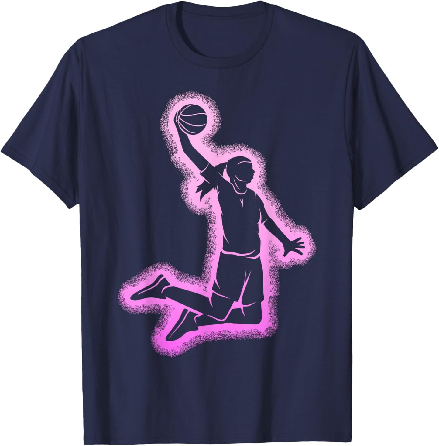 Basketball Girl Women Kids T-Shirt - T-Shirt | Navy