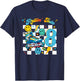 Roller Skating Birthday Dude Boy Roller Skates Retro Party T-Shirt - T-Shirt | Navy