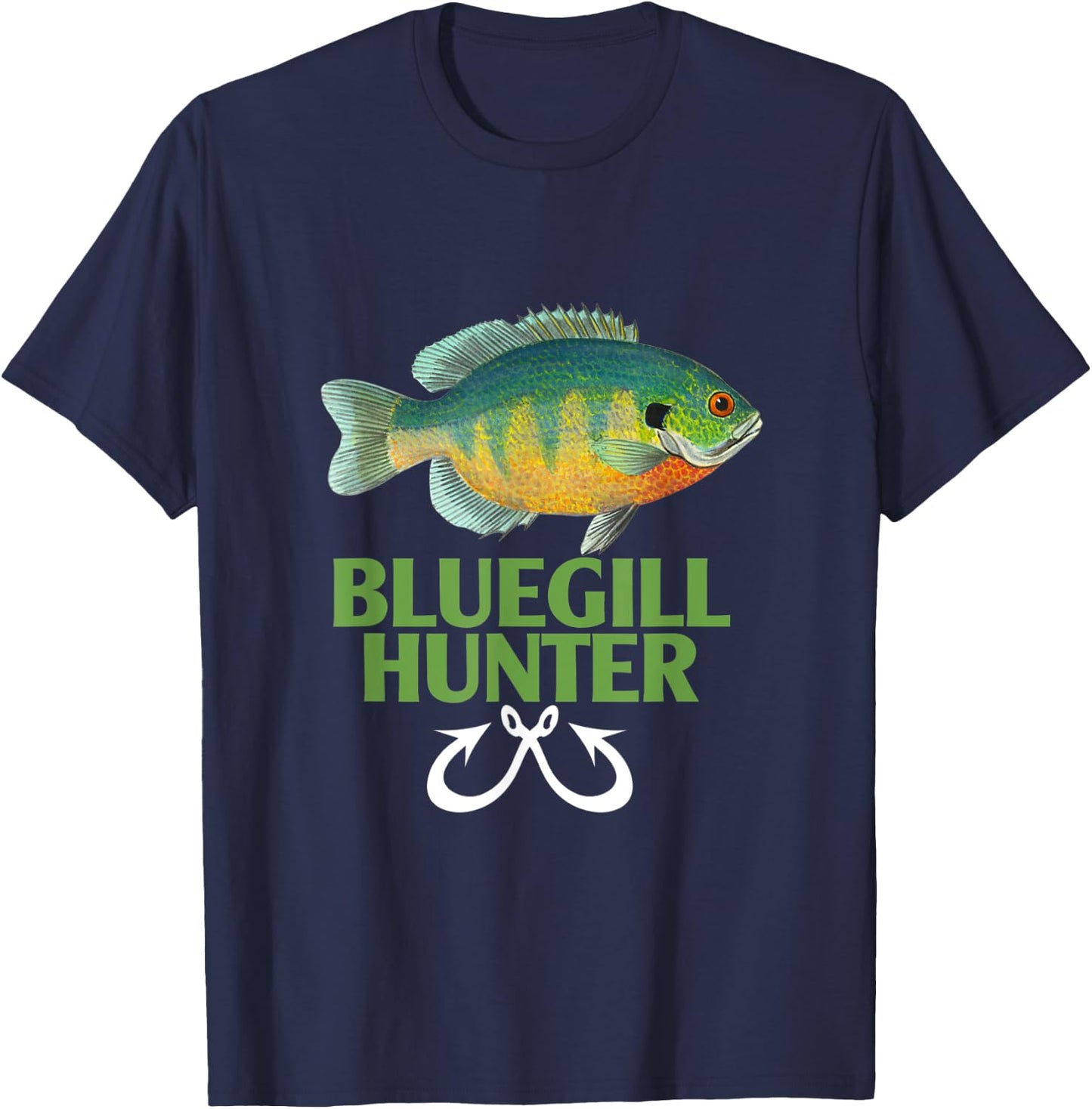 Funny Bluegill Fishing Sunfish Bluegrill Hunter Lover T-Shirt - T-Shirt | Navy