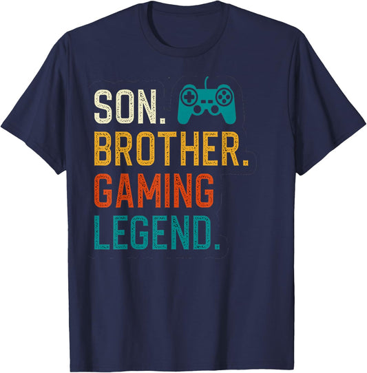 Gaming Gifts For Teenage Boys 8-12 Year Old Christmas Gamer T-Shirt - T-Shirt | Navy