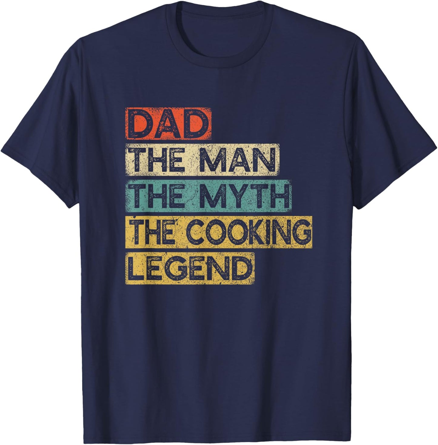 Chef Dad Cooking Legend Home Cook Father's Day T-Shirt - T-Shirt | Navy