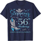 Stepping Into My 56th Birthday With God's Grace and Mercy T-Shirt - T-Shirt | Navy