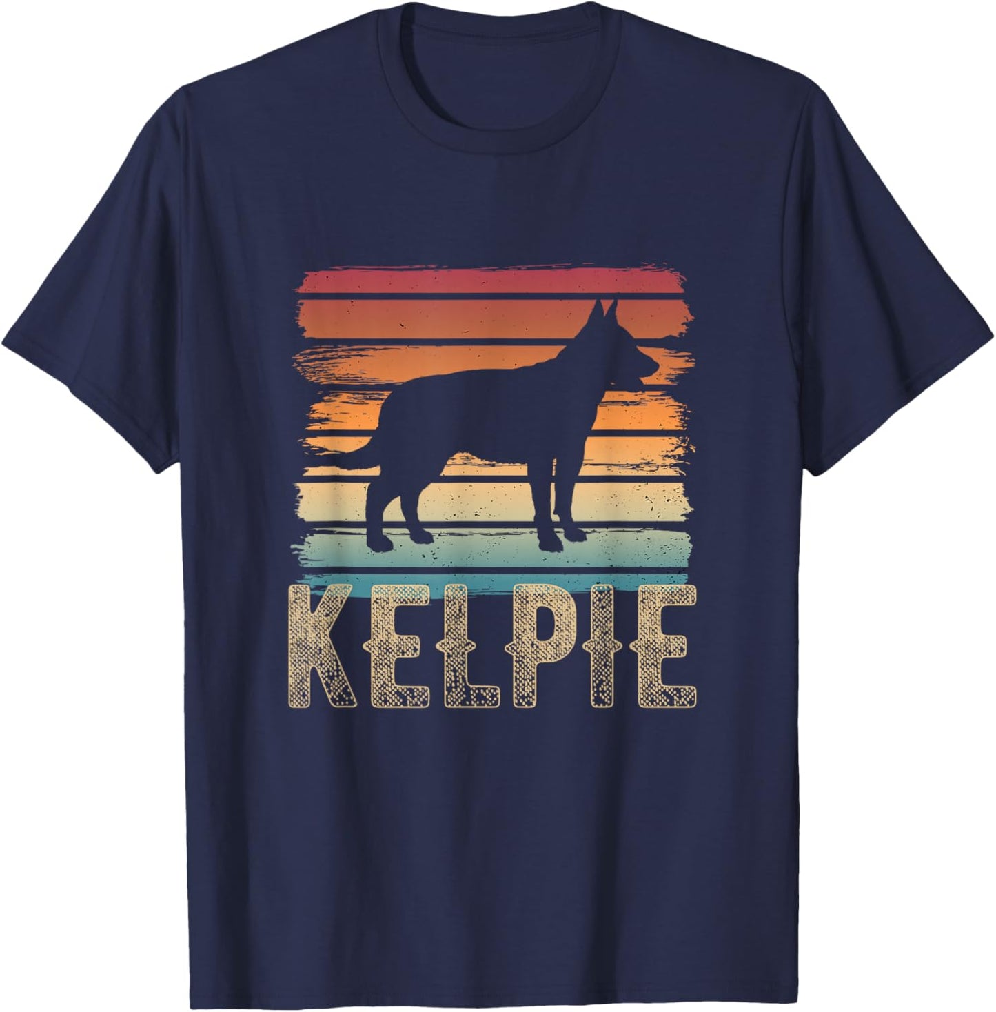 Australian Kelpie Dog T-Shirt - T-Shirt | Navy