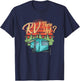 Funny RVing Camping Camper Motorhome RV THERE YET T-Shirt - T-Shirt | Navy