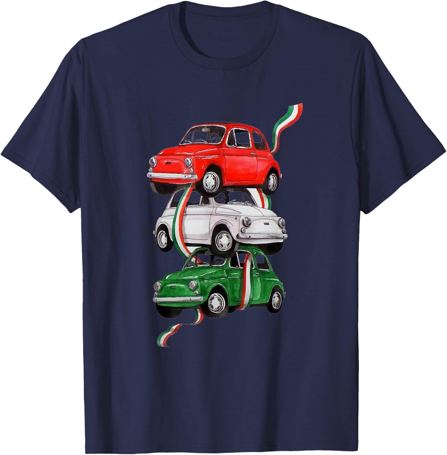Italy Italian Flag Italia /Women/Youth/Kid T-Shirt - T-Shirt | Navy