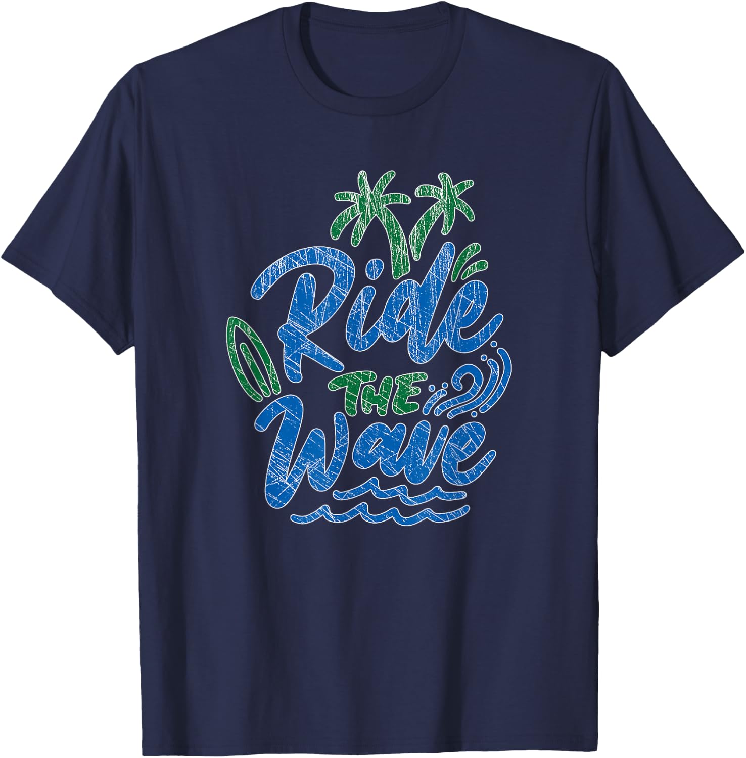 Ride the Wave T-Shirt - T-Shirt | Navy