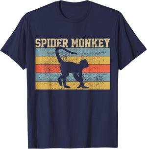 Spider Monkey Vintage T-Shirt - T-Shirt | Navy