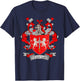 Finnegan Coat of Arms | Finnegan Surname Family Crest T-Shirt - T-Shirt | Navy