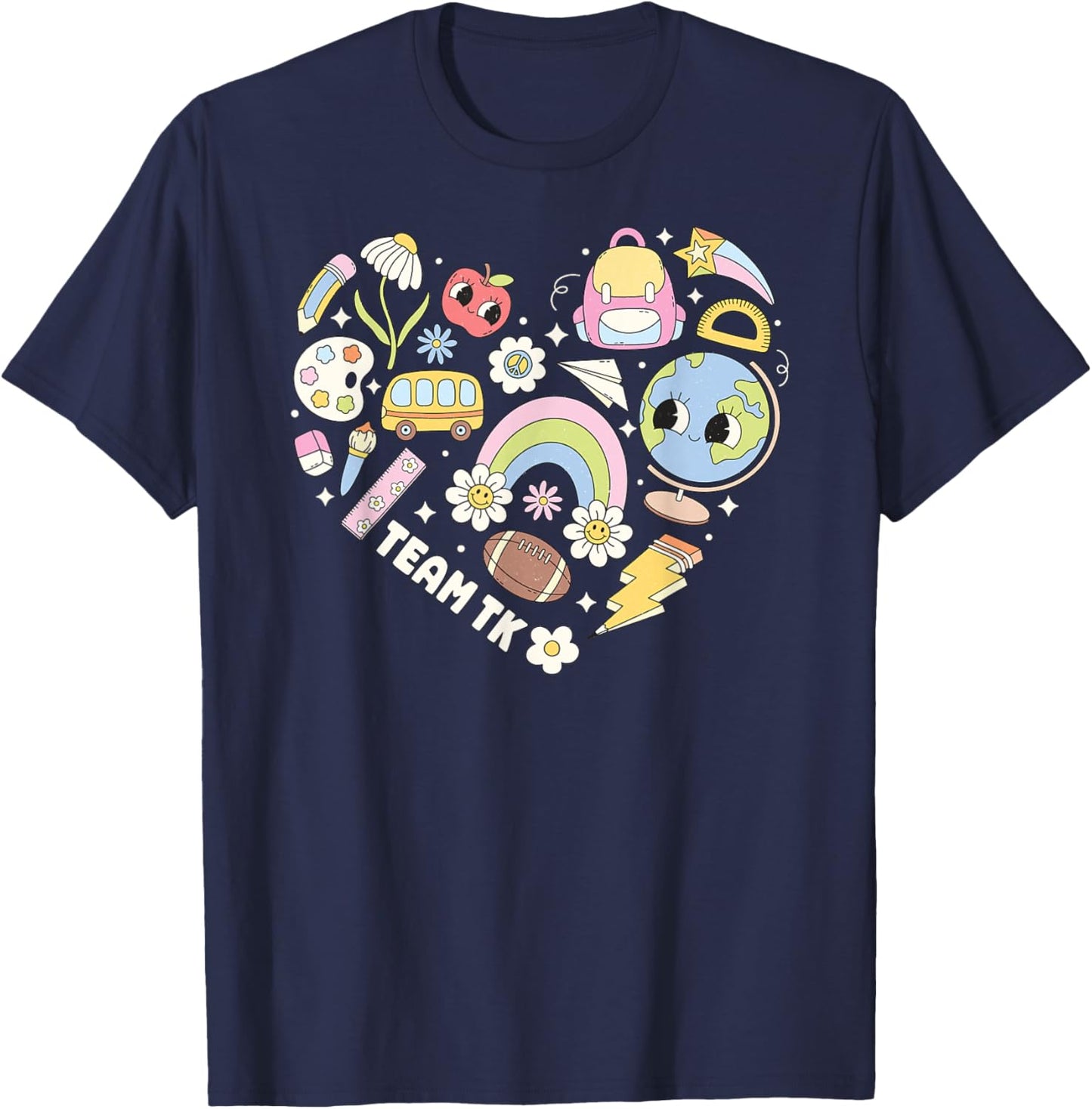 Team TK Teacher Back to School TK Girl Boy Kid TK Team Women T-Shirt - T-Shirt | Navy