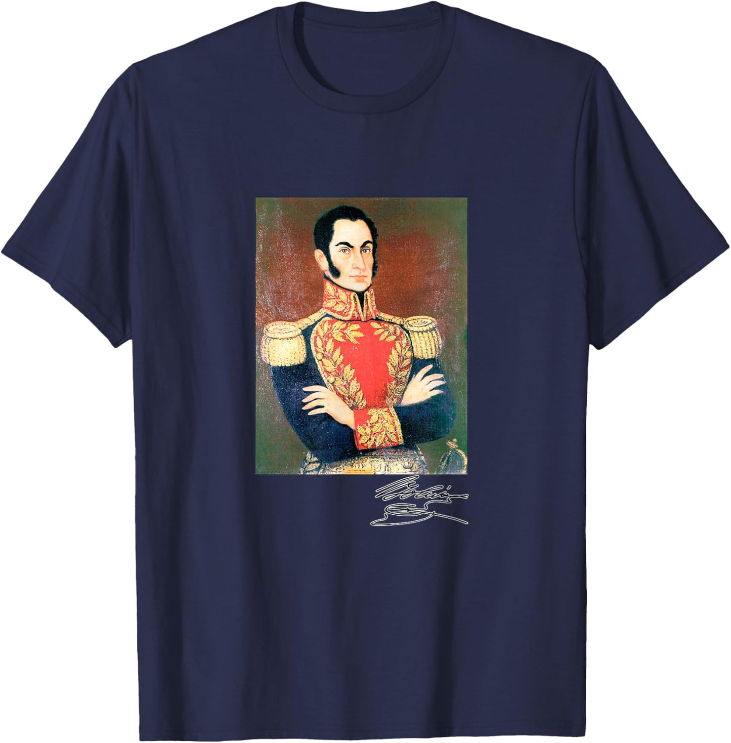 Leader Simon Bolivar T-Shirt - T-Shirt | Navy