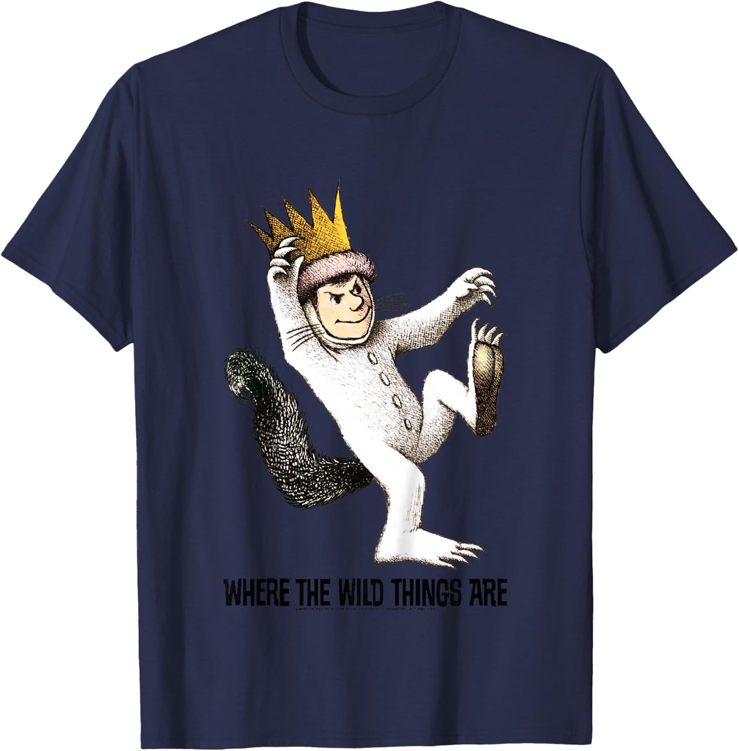 Kids Where The Wild Things are Big Max Portrait T-Shirt - T-Shirt | Navy