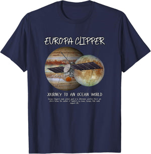 Europa Clipper Space Exploration 2024 T-Shirt - T-Shirt | Navy