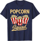 Popcorn Squad Movie Night Snack Popcorn T-Shirt - T-Shirt | Navy