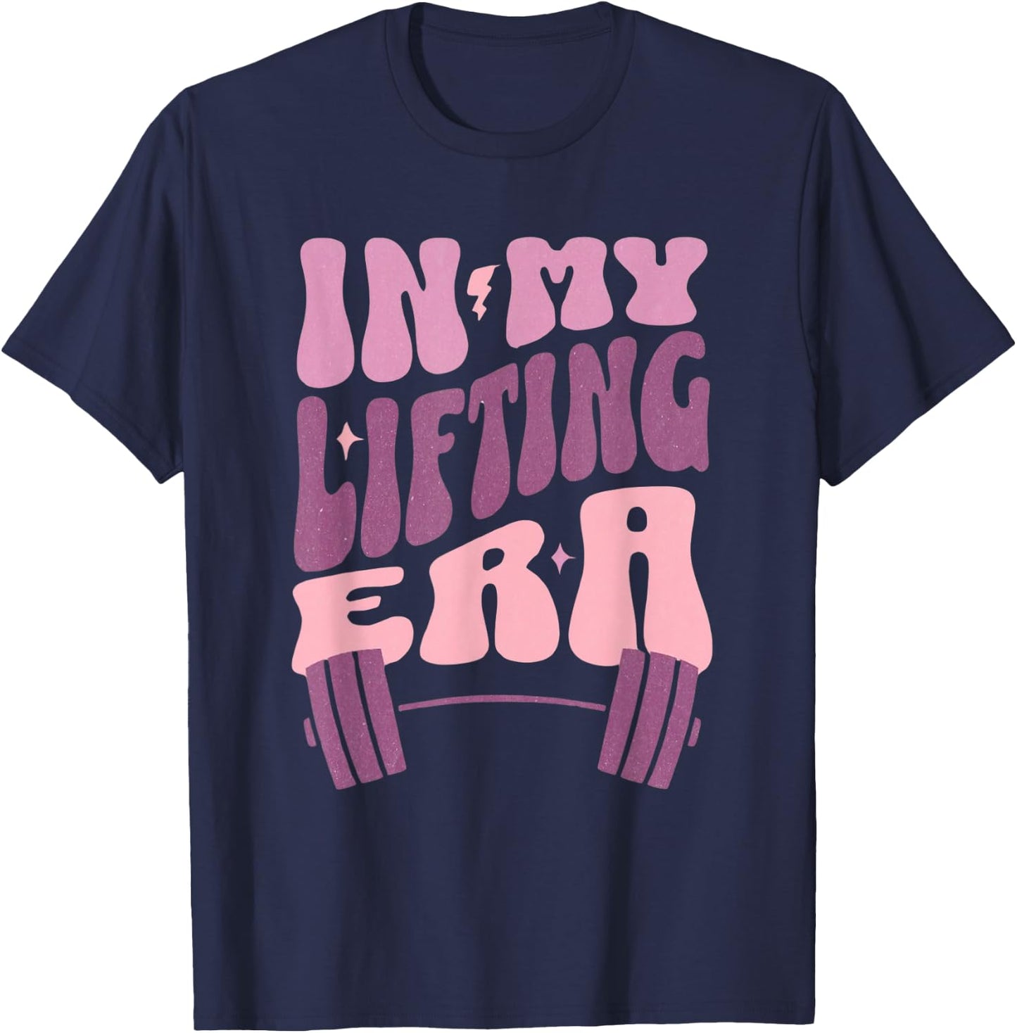 In My Lifting Era - Gym Girl Boss Pump Cover T-Shirt - T-Shirt | Navy