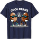 Cool Beans Food Funny Gifts Women Boys Girls Kids T-Shirt - T-Shirt | Navy