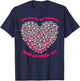 Cute 100 Days of school and still loving it Hearts 100th Day T-Shirt - T-Shirt | Navy