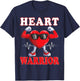 Heart Warrior CHD Awareness T-Shirt - T-Shirt | Navy