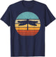 Dragonfly Retro Vintage 60s 70s Sunset Bug Insect Men Women T-Shirt - T-Shirt | Navy