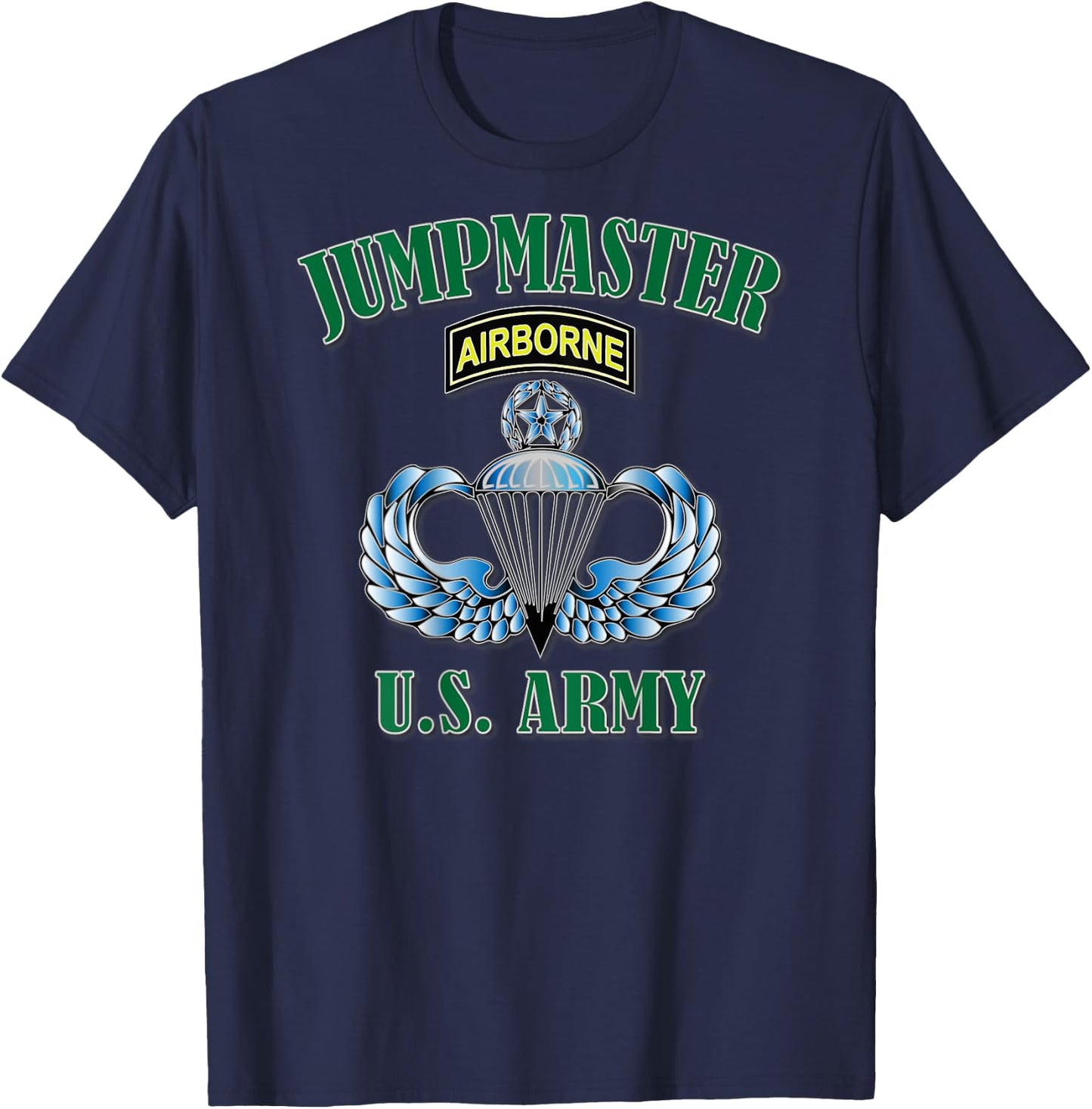 Jumpmaster- Master Wings (Back Design) T-Shirt - T-Shirt | Navy