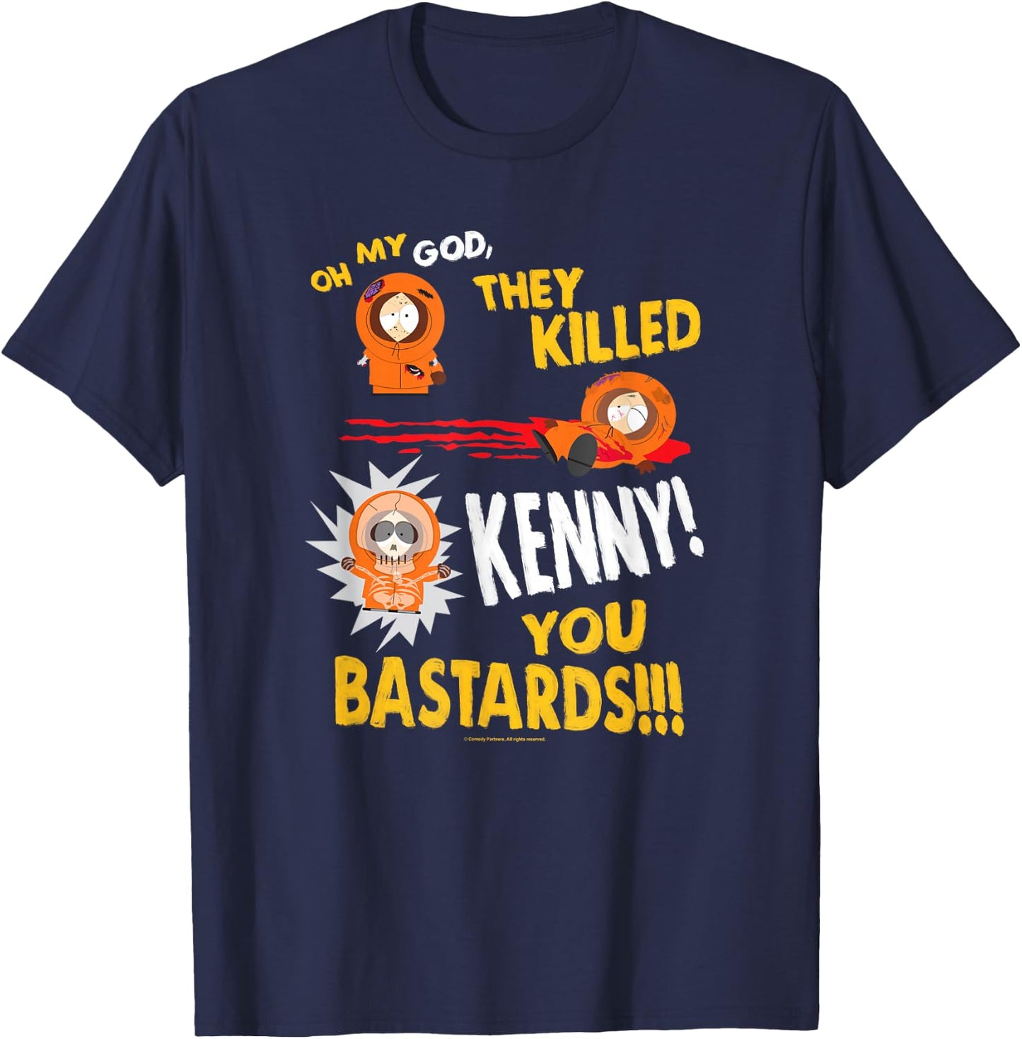 South Park They Killed Kenny T-Shirt - T-Shirt | Navy