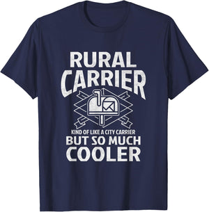 Funny Postman Mail Carrier Rural Carrier Letter Gift T-Shirt - T-Shirt | Navy