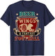 Fantasy Football Beer Wings Fantasy Football Gift Design T-Shirt - T-Shirt | Navy