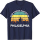 Vintage Bad Things Happen In Philadelphia Funny Philly T-Shirt - T-Shirt | Navy