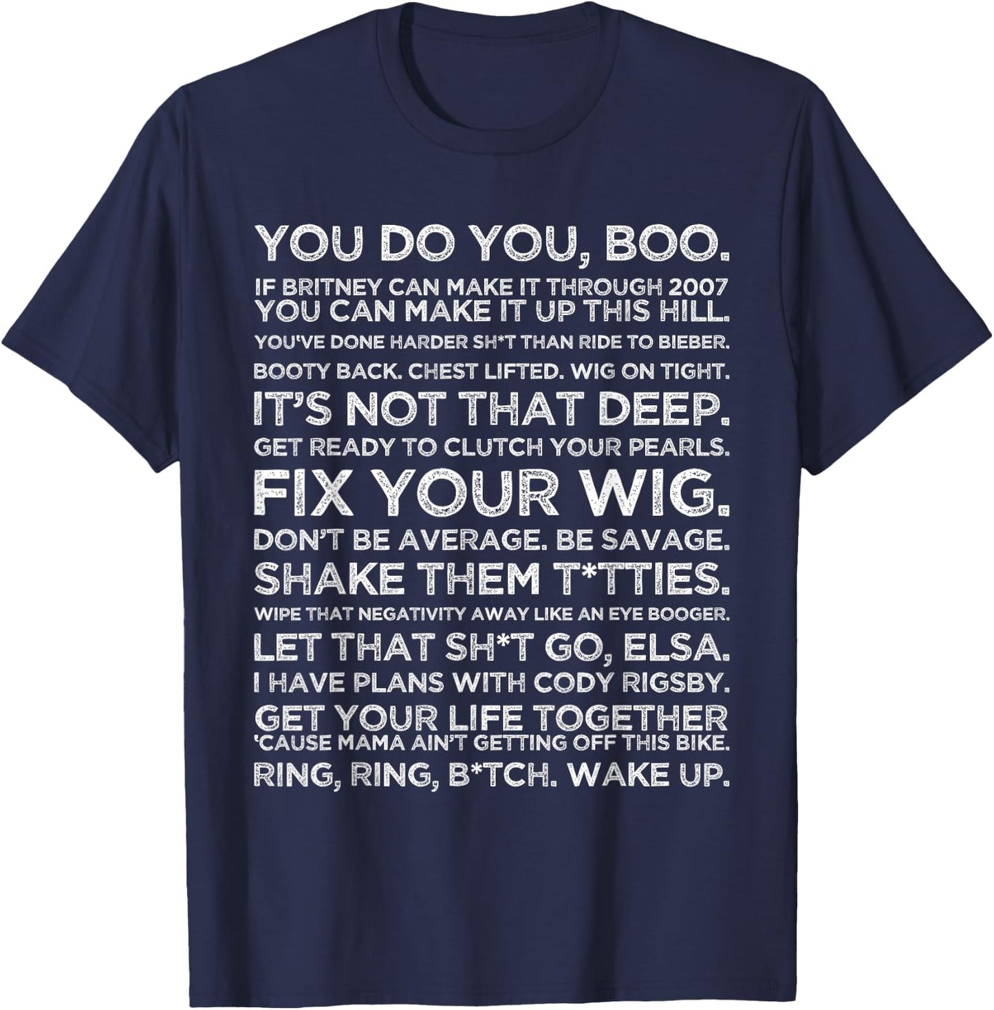 Cody Rigsby Motivational Workout T-Shirt - T-Shirt | Navy