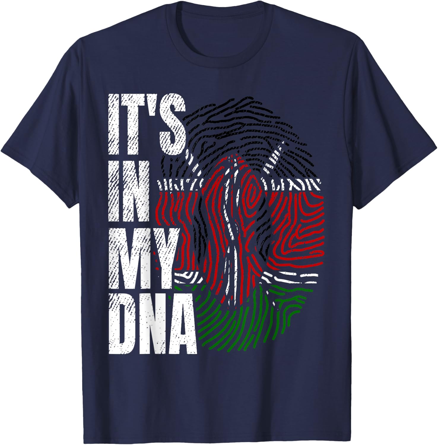 It's in My DNA Kenya National Flag Kenyan Boy Girl Gift T-Shirt - T-Shirt | Navy