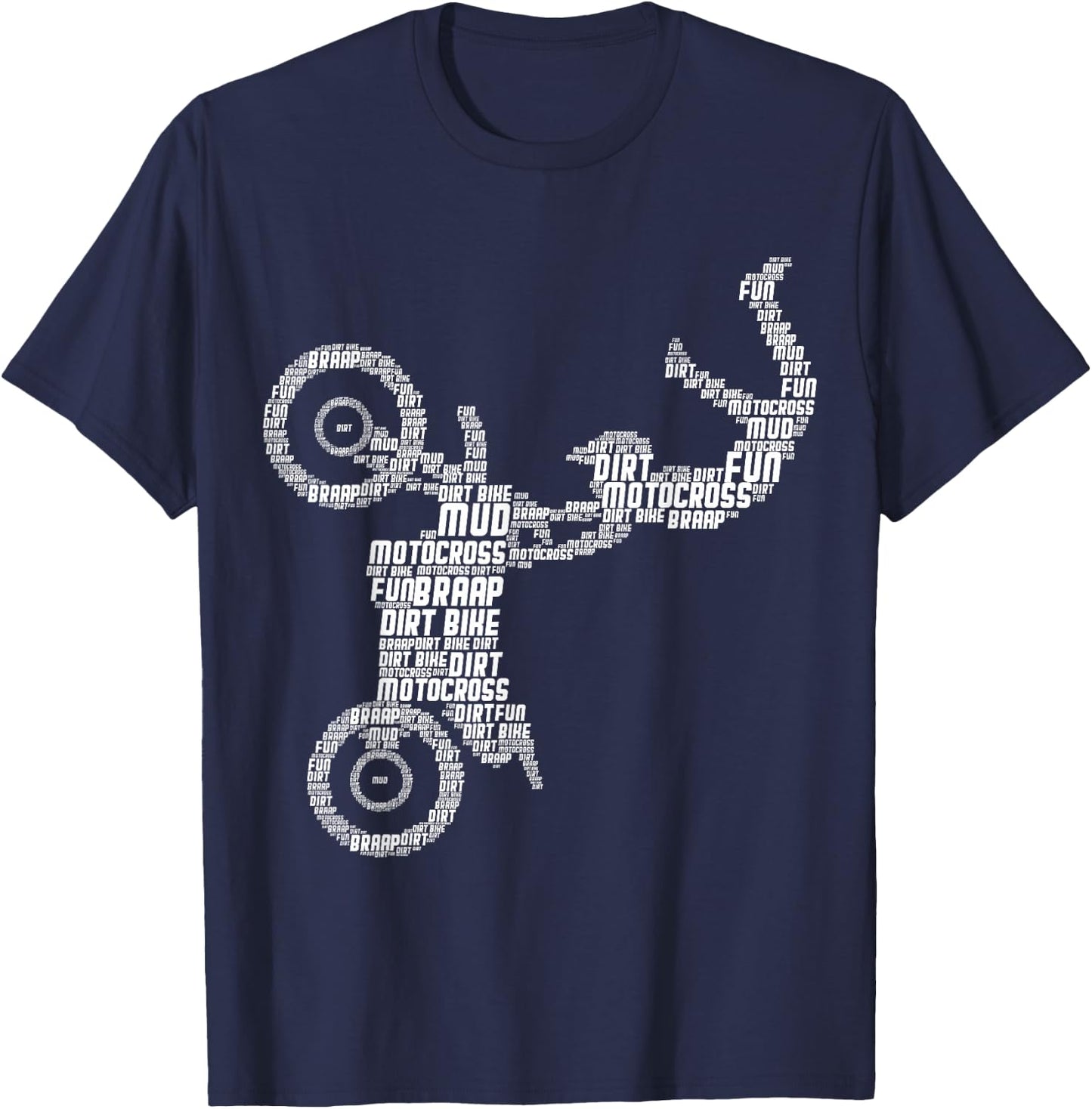 Motocross Enduro Supermoto Bike Dirt Biker Boys T-Shirt - T-Shirt | Navy