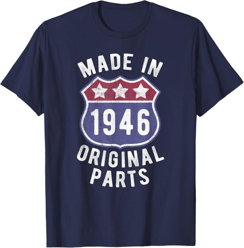 Born In 1946 Vintage Made In 1946 Original Parts Birth Year