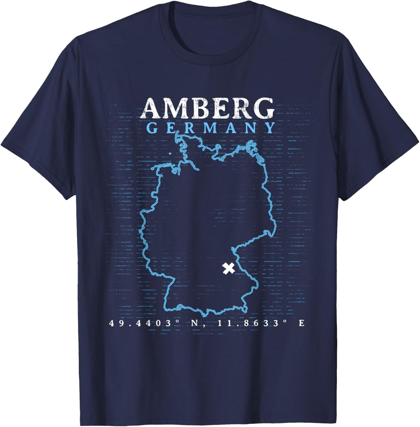Germany Amberg T-Shirt - T-Shirt | Navy