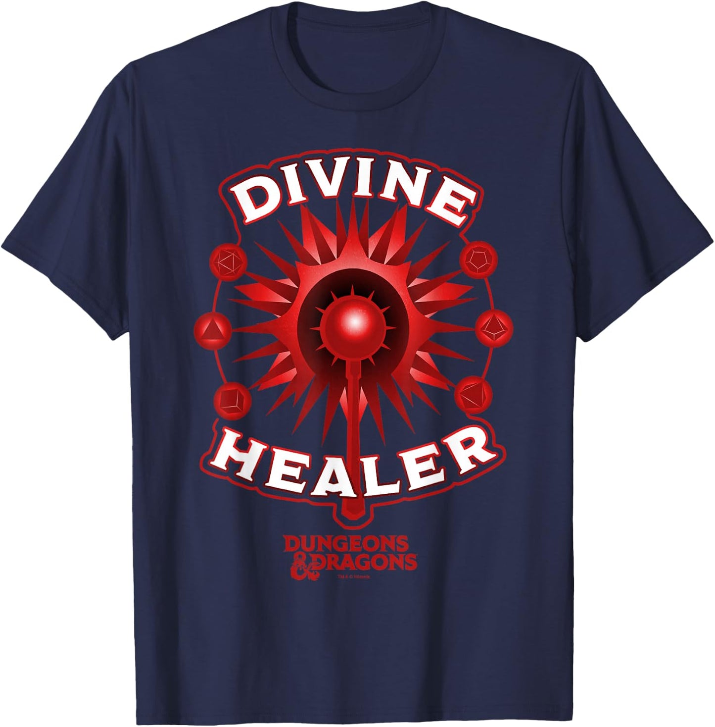 Dungeons & Dragons Divine Healer T-Shirt - T-Shirt | Navy