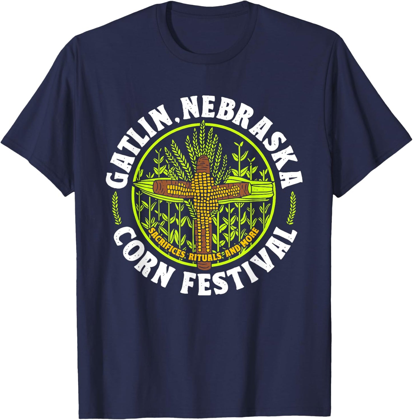 Gatlin, Nebraska Corn Festival Apparel T-Shirt - T-Shirt | Navy