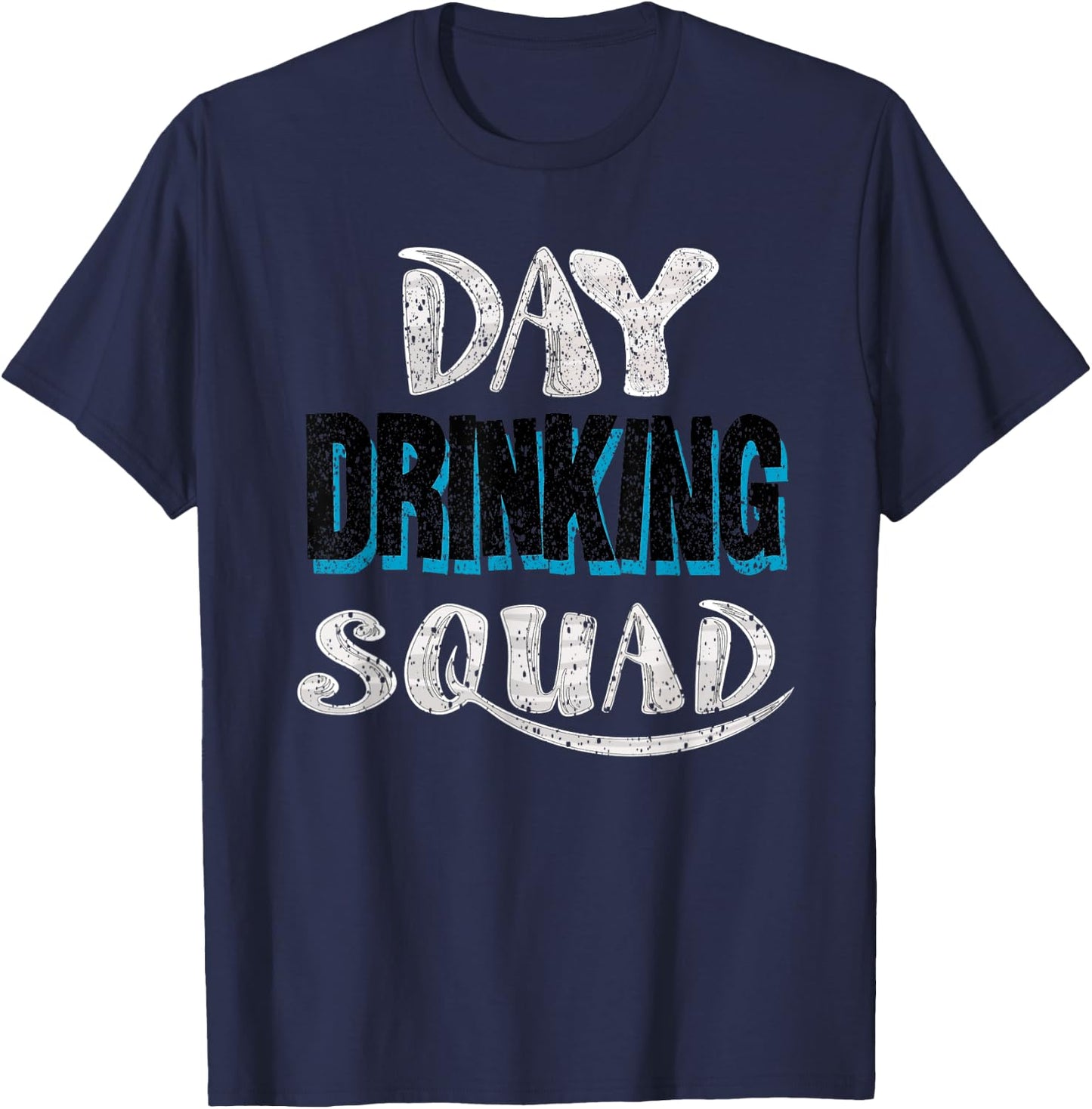 Cool Day Drinking Squad | Funny Alcohol Drinker Group Gift T-Shirt - T-Shirt | Navy