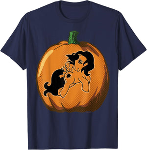 My Little Pony Halloween Starshine Pumpkin Carving Outline T-Shirt - T-Shirt | Navy