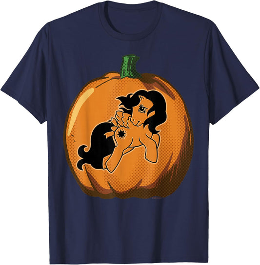 My Little Pony Halloween Starshine Pumpkin Carving Outline T-Shirt - T-Shirt | Navy