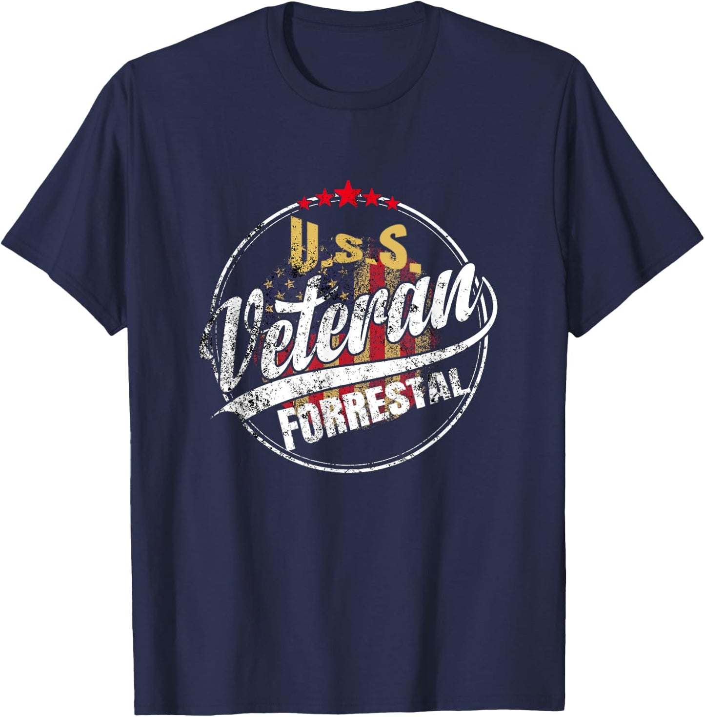 USS Forrestal Veteran Supercarrier T-Shirt - T-Shirt | Navy