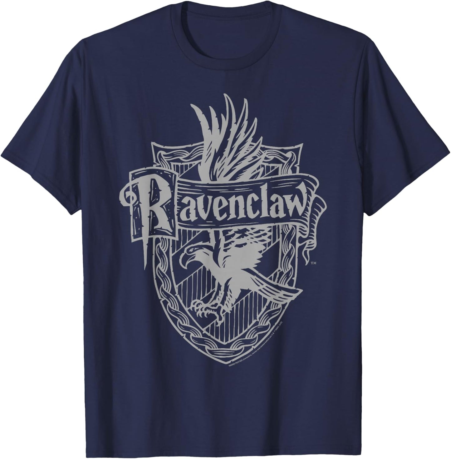 Harry Potter Ravenclaw Detailed Crest Small T-Shirt - T-Shirt | Navy