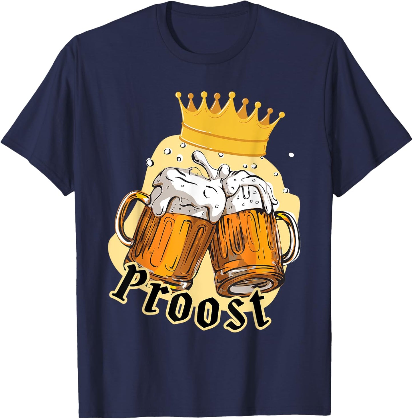 Kings Day Netherlands & Holland Proost | Koningsdag T-Shirt - T-Shirt | Navy