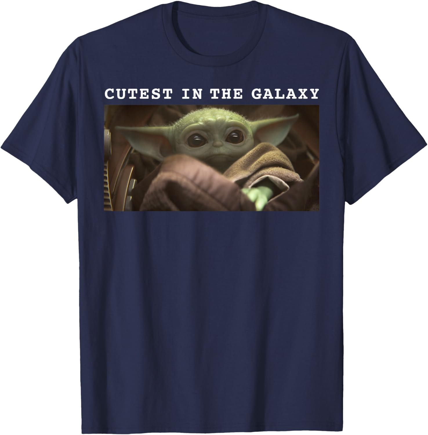 Star Wars: The Mandalorian The Child Cutest In The Galaxy T-Shirt - T-Shirt | Navy