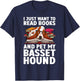Funny Basset Hound Design Women Basset Hound Lover T-Shirt - T-Shirt | Navy