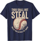 Thou Shall Not Steal Unless You Can Beat The Throw Clothing T-Shirt - T-Shirt | Navy