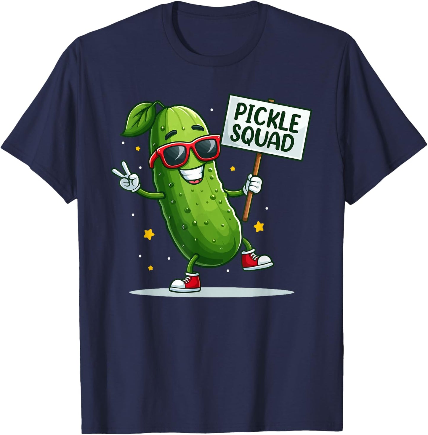 Pickle Lover Women Men Kids - Funny Pickle Squad T-Shirt - T-Shirt | Navy