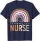 Forensic Nursing Leopard Cute Forensic Nurse Women T-Shirt - T-Shirt | Navy