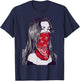 Gangster Ghetto Design Rockabilly Hip Hop Art T-Shirt - T-Shirt | Navy