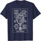 The World Tarot Card Victorian Ghost Gothic Spooky Horror T-Shirt - T-Shirt | Navy