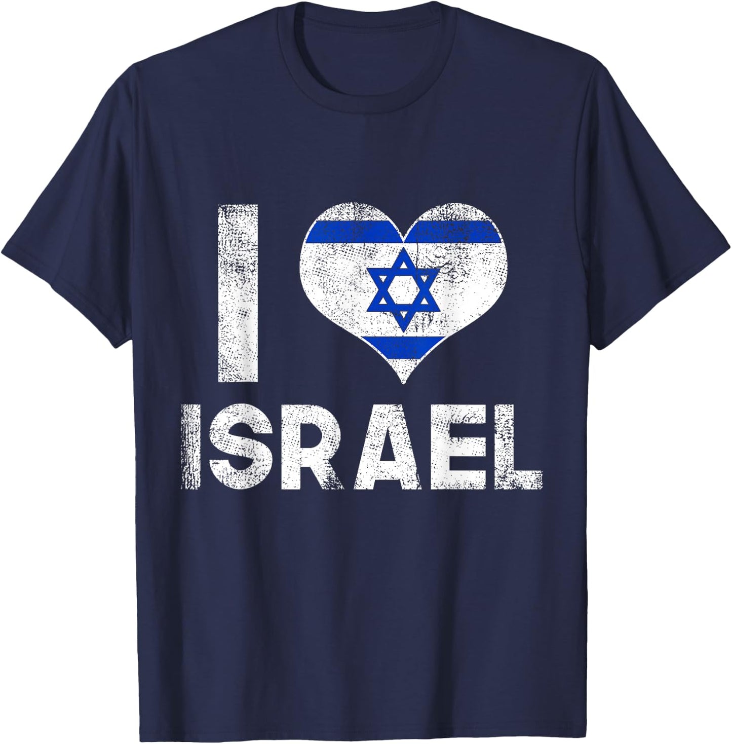 I Love Israel T-Shirt - T-Shirt | Navy