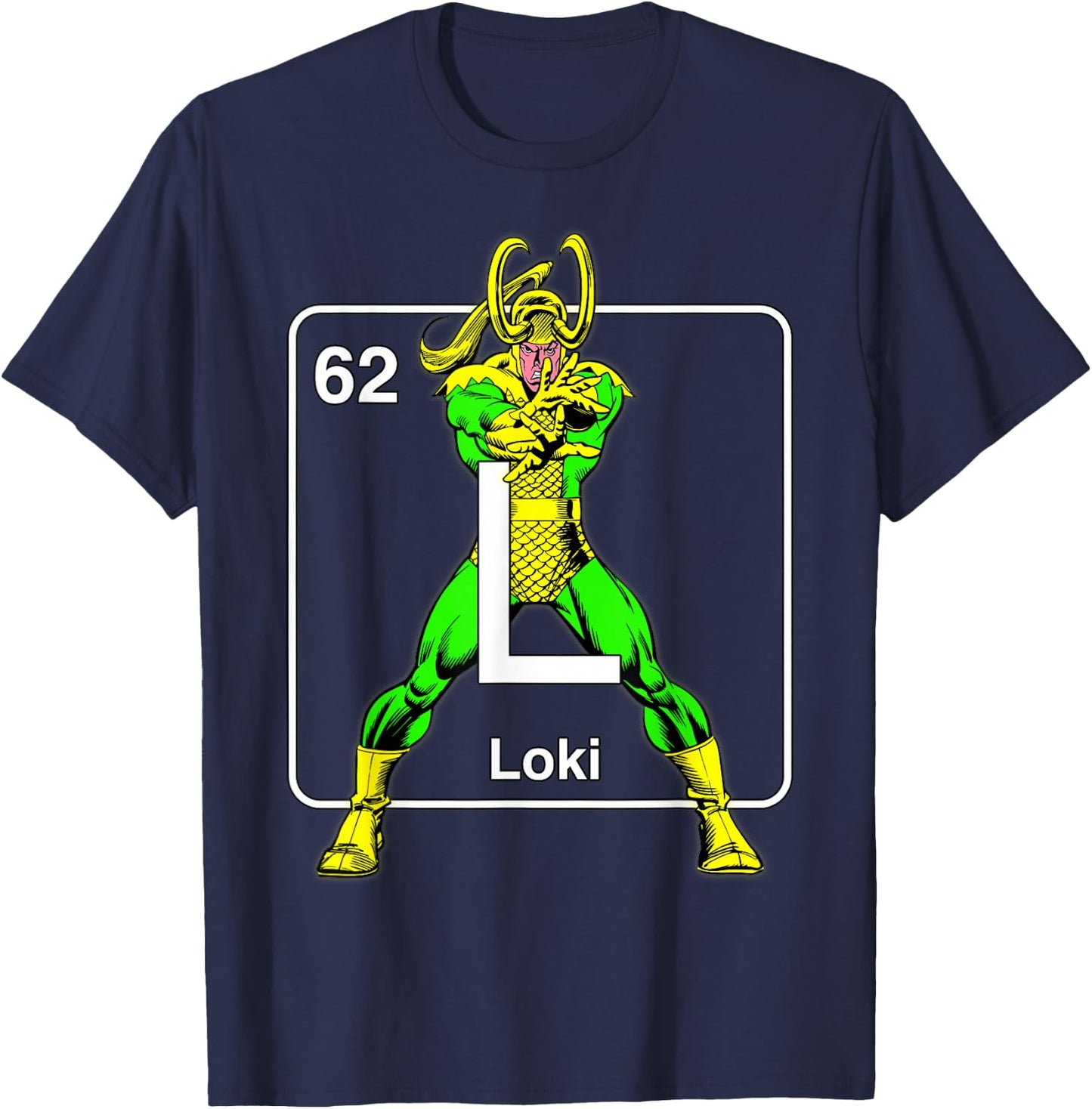 Marvel Avengers Loki Element T-Shirt - T-Shirt | Navy